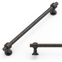 Amerdeco 10 Pack Oil Rubbed Bronze Cabinet Pulls 10 Inch(254Mm) Hole Center Drawer Pulls Cabinet Hardware Kitchen Cabinet Handles For Bathroom Zh0069