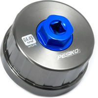 Pesiko 64Mm 14 Flute Oil Filter Wrench For Toyota, Lexus And Scion, Precision Machined Aircraft Aluminum Oil Filter Removal Tool For Easily Remove Oil Filter