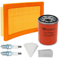 Rarayc 6485 Maintenance Kit Compatible With Generac 16Kw 20Kw 22Kw 24Kw 26Kw Cooled Generators 999Cc Engine With Paper Funnel Oil Wipe Replace Part Number 0J8478S Air Filter 070185E Oil Filter