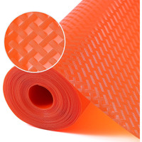 Red Fridge Liners Shelf Liner For Kitchen Cabinets Refrigerator Liners Waterproof & Oil-Proof Kitchen Cupboard Liner Non Adhesive Drawer Mats Eva Material For Shelves 11.8 X 393.7 Inches