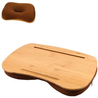 Sumisky Lap Desk-Portable Laptop Table With Bamboo Platform Phone Holder (M(18.5""X11.8""))