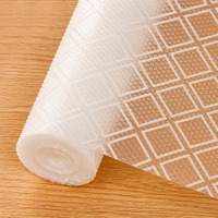Shelf Liners For Kitchen Cabinets - Non Adhesive Drawer And Cabinet Liner, Waterproof And Oil-Proof Kitchen Cupboard Shelf Paper Eva Material Fridge Liner For Refrigerator - Modern Pattern