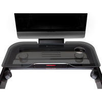 Tfd Steptray | Compatible With Peloton Tread Plus Only, Made In Usa | Walking Desk Attachment Holder For Laptop, Tablet, Phone, & Book - Exercise Workstation - Peloton Treadmill Accessories (Black)