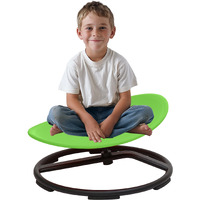 Domaxarts Sensory Spinning Chair For Autistic Kids,Sensory Swivel Chair,Sit And Spin Toy For Balance And Coordination, Spinning Autism Seat & Adhd Children, Indoor & Outdoor Play For Ages 3+(Green)