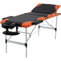 Paylesshere Aluminium Massage Bed Portable Massage Table 28 Inche Wide Lash Bed 3 Folding Heigh Adjustable Spa Table With Non-Woven Bag For Spa Footmassage Facial Carespa Tattoo