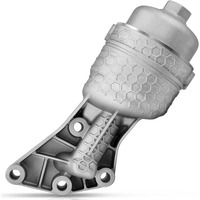 26300-3Laa0 Upgrade Full Aluminum Oil Filter Housing Compatible With Hyundai 14-16 Genesis 17-20 Genesis G80 20-23 Palisade Kia 17-20 Cadenza 19-20 Sorento 19-21 Sedona 20-24 Telluride Oe# 263003Laa0