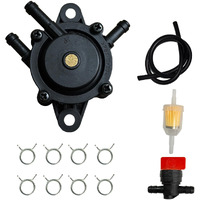 Vanlison Abs Fuel Pump Replacement Set Compatible With Part 808656 691034 808281 692313 557033 Briggs Stratton Kohler Lawn Mower Tractor Prevent Oil Leakage Black