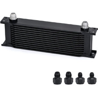 Pqy 13 Row An10-10An Stacked Plate Oil Cooler 6An 8An Adapter Universal Engine Transmission Aluminium Alloy