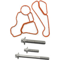 Amcc Aluminum Engine Oil Filter Replacement Kit&Reinforced Gasket&Oil Filter Housing Cap&Oil Filter Compatible With Bmw N20 N52 N54 N55 F10 F25 325Xi 330I 530I 740I X5 (3 Bolts + Gasket 2 Kit)