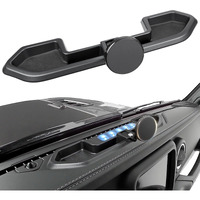 Ousuwo Magnetic Dash Phone Mount For 2021-2023 Jeep Wrangler Jl 4Xe Accessories Multi-Mount Phone Holder Dashboard Storage Tray With Extra Clip Bracket, Not For Gladiator/Wrangler 4X4