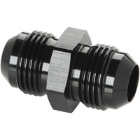 Podavelle 20An Male To 20An Male Flare Union Coupler Adapter Fitting Fuel Oil Connector Straight Aluminum Black