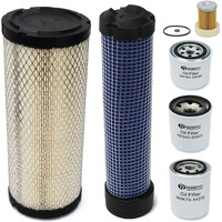 Rarayc Tractors Maintenance Kit Oil, Fuel, Air & Hydraulic Filters Compatible With Kubota L2501 L2800 L3200 L3400 L3700Su L3800 Hst Tractors Replaces Hh164-32430, 6A320-59930, Ta040-93230, Ta040-93220