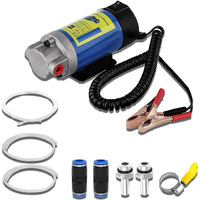 12V 100W Oil Extractor Pump Portable Engine Low Noise Self-Priming Motor Diesel For Car Motorcycle And Boat Engine Oil Transfer Change Pump
