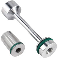 Lkonwee Billet Aluminum Oil Diverter Barbell & Oil Valve Plug Kit Compatible With Gm Gen Iii & Iv Ls Engines (2 Pack)