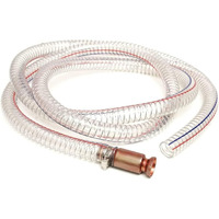 Gerguirry 1"" Heavy-Duty Jiggler Siphon Pump - Brass Industrial Transfer Hose For Gas, Oil & Water | 2X Faster Flow For Trucks, Tractors, Drums & Large Tanks