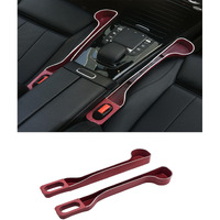 Car Seat Gap Filler Organizer- Upgrade Car Side Seat Gap Filler With Cup Holder And Phone Holder- Car Seat Gap Organizer For Prevent Falling-Seat Gap Storage 2 Pack (2, Red)