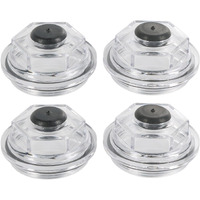 Oil Bath Dust Caps Compatible With Dexter 6K - 8K 8-218, 8-219 General Duty Axles Built After 1989 For Dexter 6K 7K 8K 2.75"" Threads Trailer Axle Plastic Cover 21-35 23-29 Oil Caps K71-038-00 (4Pcs)