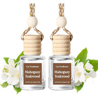 Hanging Air Freshener Diffuser, 60-Day Long Lasting Essential Oil Diffuser For Car - Natural Odor Eliminator & Stress Relief, Aromatherapy Diffuser For Car Interior