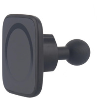 Rigdance Magnetic Cell Phone Holder Base With 20Mm Ball For Magsafe Iphone 16 15 14 13 12 Series, Compatible With Bulletpoint Mounting Solutions (Square)