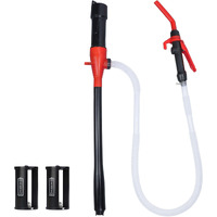 Gexihodie Portable Electric Siphon Pump For Gas And Diesel, Battery Operated Fuel Transfer Pump, 3.5Gpm Flow, Oil Extractor 1/2"" Discharge Tube, 35.4"" Long- Ideal Gasoline Transfer Pump