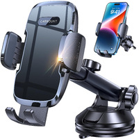 Car Phone Holder Mount?Windshield+Vent+Dash? Suction Cup Phone Holders For Your Car Dashboard ?Strongest Suction? Phone Mount For Truck Stand Dashboard Cell Phone Car Mount For Iphone Samsung Android