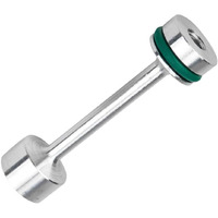 Lkonwee Billet Aluminum Oil Diverter Barbell Oil Restrictor Galley Plug Fits Gm Gen Iii & Iv Ls Engines Ls1 Ls2 Ls3 Ls6 Ls7 Ls9 Lq4 Lq9 4.8L 5.3L 6.0L 6.2L (1 Pack)