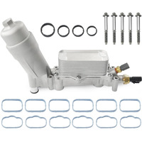 926-959 Upgrade Aluminum Engine Oil Filter Housing Oil Cooler Kit For 2011-2016 Jeep Wrangler Grand Cherokee Dodge Challenger Charger Journey Caravan Durango Chrysler 200 300 Ram Promaster 3.6 926-876