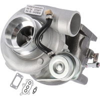 Yomall Turbocharger T25 Gt25 Gt28 Gt2871 400Bhp Gt2860 Sr20 Ca18Det Oil+ Water Cooled, Turbo Kit W/Gasket For 1990-2005 Civic 1.5L & 2001-2010 Civic 1.6L & 2009-2014 Civic 1.7L & Miata & 240Sx & Uno