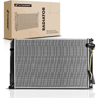 A-Premium Engine Coolant Radiator Assembly - With Transmission Oil Cooler - Compatible With Toyota Sienna 2005 2006 V6 3.3L