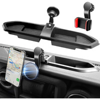 Zkjayoe Magnetic Phone Mount For Jeep 2018-2023 Wrangler Jl Jlu & Gladiator Jt - Dashboard Phone Holder With Magsafe For Jeep Wrangler & Gladiator 2/4 Accessories (Not For 4Xe)