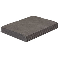 Pig Premium Absorbent Mat Pads | 20 Oil Absorbent Pads | The Original Pig Mat | 15"" X 20"" Oil Pads | Each Pad Absorbs 28 Oz | Total Absorbency Is 4.4 Gallons | 20-Count | Heavyweight | Pm50275