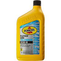 Pennzoil - 550040834 Platinum Euro Full Synthetic 5W-40 Motor Oil (1-Quart, Single-Pack)