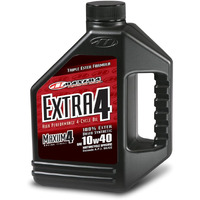 Maxima Racing Oils 169128-3Pk Extra4 Synthetic 4T 10W40 Motorcycle Engine Oil 1G Bottle, 3-Pack