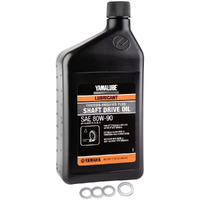 Tusk Drivetrain Oil Change Kit With Yamalube Oil Compatible With Yamaha Big Bear 4X4 400 2001-2006/Grizzly 350 4X4 2007-2014/Grizzly 550 4X4 2009-2014/Grizzly 700 2007-2025