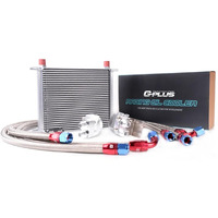 G-Plus 30 Row An10-10An Engine Transmis Universal Oil Filter Relocation Kit & Oil Cooler Kit Aluminum