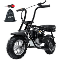 Frp Mb40 4-Stroke Mini Bike, 40Cc Kids Mini Dirt Bike With No Mixing Oil Need, Easy To Assemble/Touch Protection, 18 Mph Max Speed And Support Up To 165 Lbs (Black)