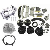 Timing Chain Kit With Water And Oil Pump Compatible With Cadillac Cts Srx Sts Buick Allure Enclave Lacrosse Saab Suzuki 2.8L 3.0L 3.6L Dohc 24V