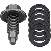 Oil Drain Plug Magnetic Steel With Zinc Coating M12X1.75 With 5 Rubber Washer Gasket Seal - 12Mm Replacement For Buick/Chevrolet/Cadillac/Gmc/Hummer/Pontiac/Saturn - Oem 11562588 Fits For Gm 1993-2024