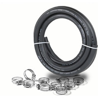 3/8"" Transmission Oil Cooler Hose - Sae J1532 Power Steering Hose 20Ft With Clamps