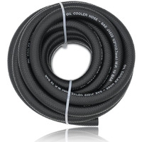 1/2 Transmission Oil Cooler Hose - 300 Psi Fuel Line Hose Sae J1532 For Transmission Fluid, Oil, Coolant, Diesel, Hydraulic Fluid, Lubricant, Gas