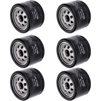Ahl 6 Pcs Oil Filter 49065-0721 49065-7007 Replacement For Kawasaki Fr691V Fr651V Fr730V Fr600V Fx600V Fs691V Fs651V Fr541V,For 4 Cycle Engine Fb460V Fc420V Fc540V,For Cub Cadet Zt1 50 Lawn Mower