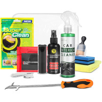 Vinbyee 11Pcs Car Interior Cleaning Kit | Car Seat Cleaner, Oil Film Cleaning, Tire Shine Spray, Screen Cleaner, Tire Stone Cleaning | Car Care Kit For Cars, Truck, Suv, Rv | Car Detailing Kit