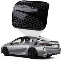Spotrim Compatible With Toyota Camry Gas Tank Door Cover Gasoline Fuel Petrol Oil Filler Caps Decoration For Camry 2024 2023 2022 2021 2020 2019 2018 -Piano Black