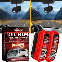 Capediem 2025 New Fululuer Automotive Oil Film Cleaning Brush For Car Windows, Clear Vision Glass Cleaner, Windshield Cleaner, Anti-Rain Fog Cleaning Glass Brush With Refill, Improves Clarity
