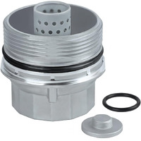 Oil Filter Housing Cap Assembly With Oil Plug Compatible With Toyota Vehicle Avalon Camry Highlander Rav4 2013-2016, Corolla Matrix Prius Sienna 2013-2014 Tacoma Replaces# 15620-40030, 1562040030
