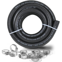 1/2"" Transmission Oil Cooler Hose - Sae J1532 Power Steering Hose 20Ft With Clamps