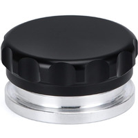 Ptnhz Od 3""/76Mm Aluminum Alloy Weld Billet On Filler Neck Cap Oil Fuel Water Tank Black