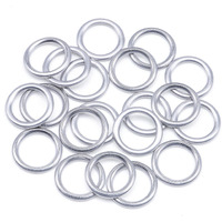 Meajoo 20 Pcs Engine Oil Drain Plug Gasket, Automatic Transmission Oil Cooler Washer Drain Plug O-Ring Replacement For N0138157 Audi Vw Porsche(14X20Mm)