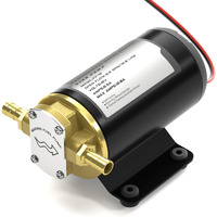 12V Oil Transfer Pump, 3.2Gpm Gear Oil Pump, Lubricant Diesel Engine Scavenge Oil Extractor Pump, Portable Oil Suction Pump Self Priming For Marine Machinery Oil Change Pump