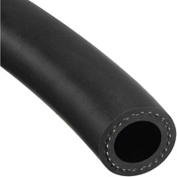 Uxcell 3/4 Inch Id Fuel Line Hose, 1 3/16 Inch Od 2Ft Black Oil Hose For Small Engines